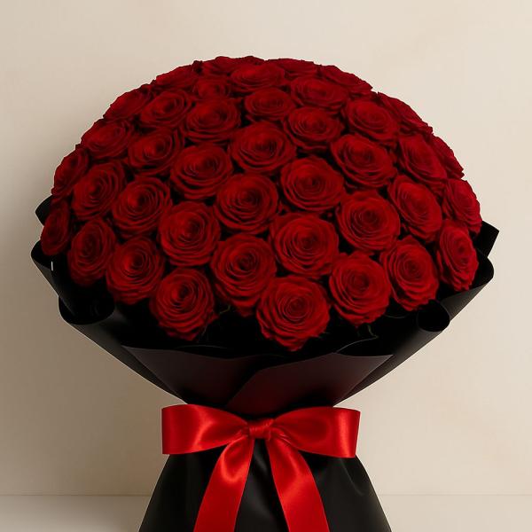 Luxury Red Roses Bouquet (100roses)