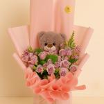 Teddy Bear Pink Bouquet
